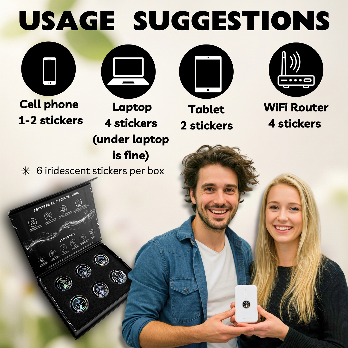 EMF Protection Stickers