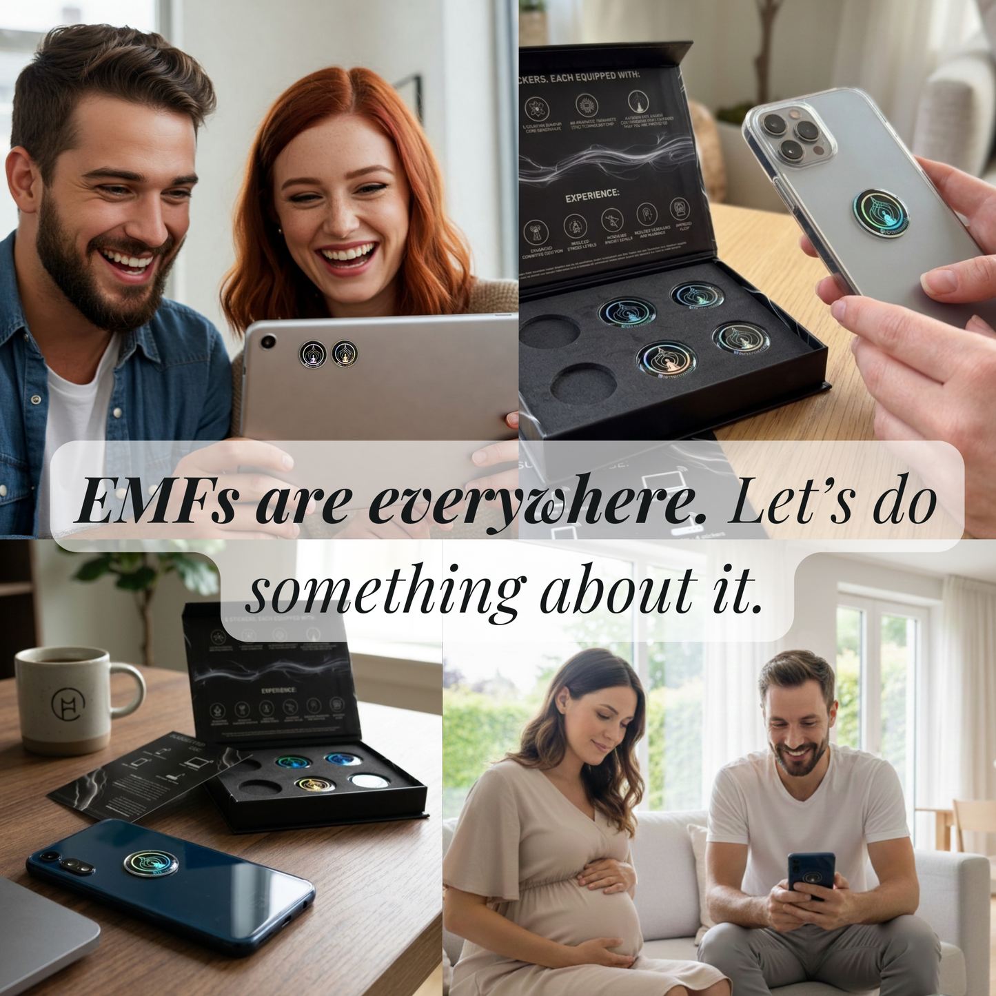 EMF Protection Stickers 6-Pack