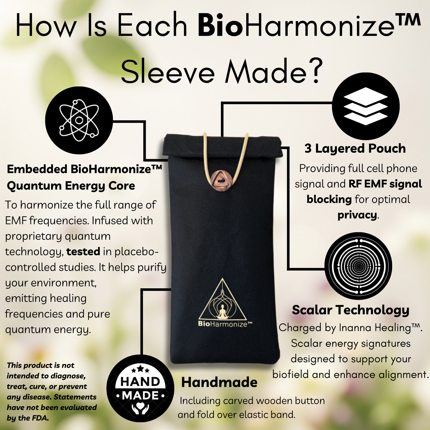 EMF Shield Privacy Phone Sleeve